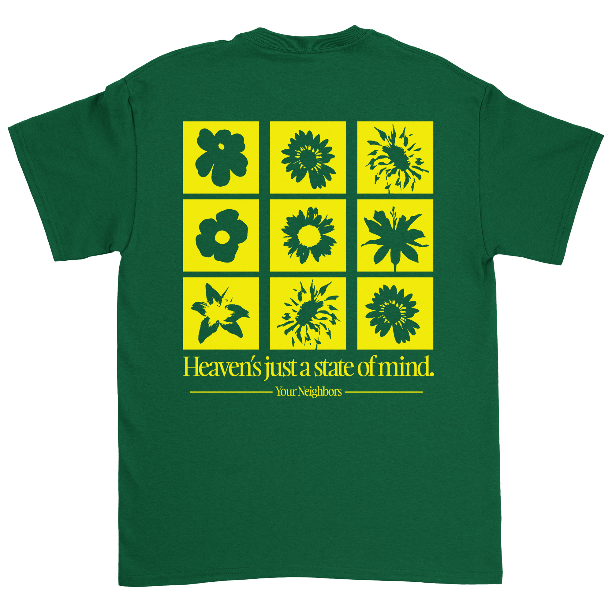 Your Neighbors - Flower Grid T-Shirt Hoodie, Sweatshirt | CoreVibeTees.com (Image 3)
