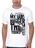 My Gun Half Sleeve White T-Shirt Hoodie, Sweatshirt | CoreVibeTees.com