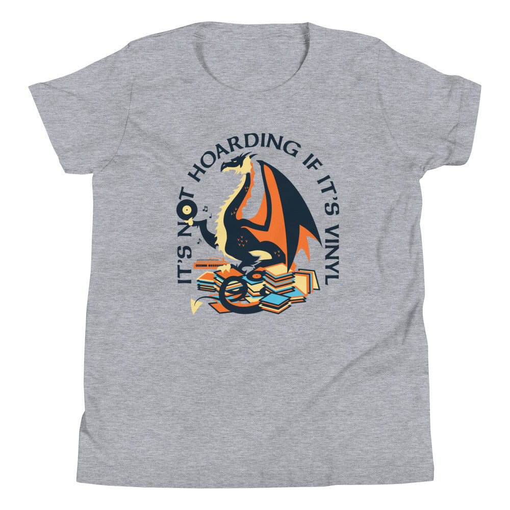 It's Not Hoarding If It's Vinyl Kid's Youth Tee Hoodie, Sweatshirt | CoreVibeTees.com (Image 1)