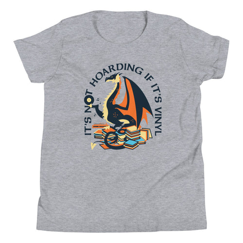 It's Not Hoarding If It's Vinyl Kid's Youth Tee Hoodie, Sweatshirt | CoreVibeTees.com (Image 1)