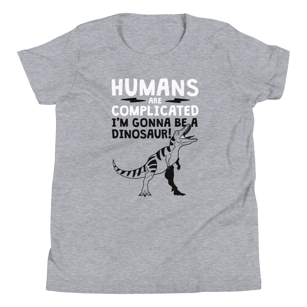 Humans Are Complicated Kid's Youth Tee Hoodie, Sweatshirt | CoreVibeTees.com (Image 1)