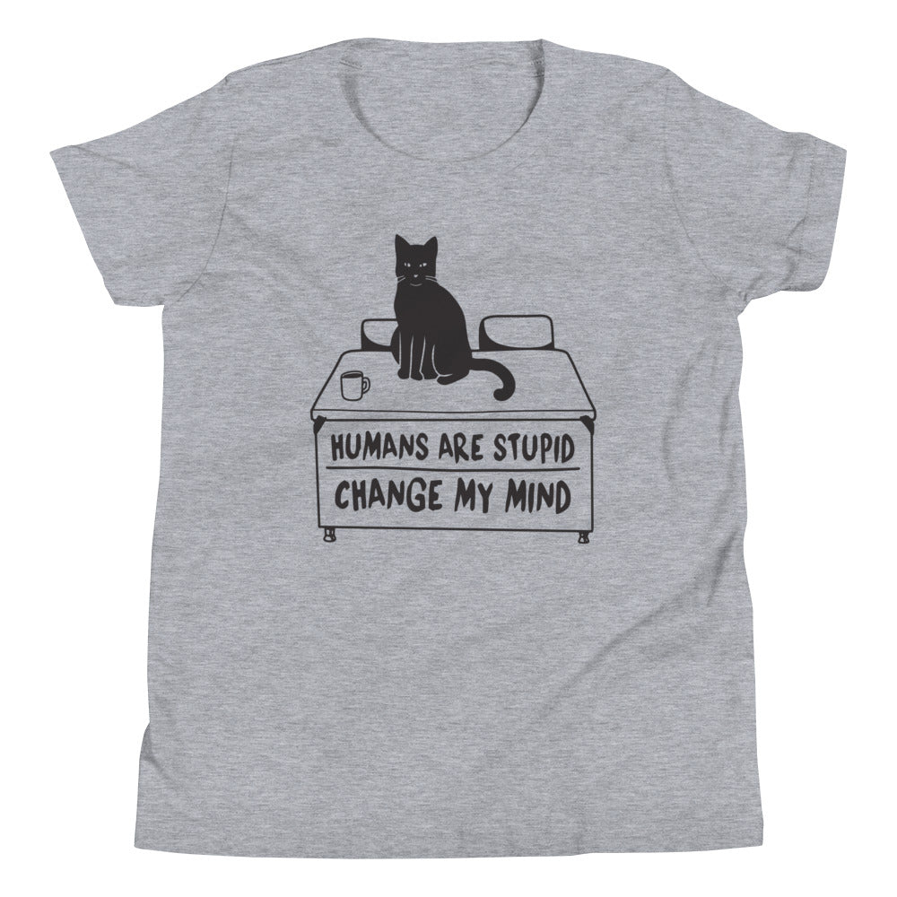 Humans Are Stupid Kid's Youth Tee Hoodie, Sweatshirt | CoreVibeTees.com (Image 3)