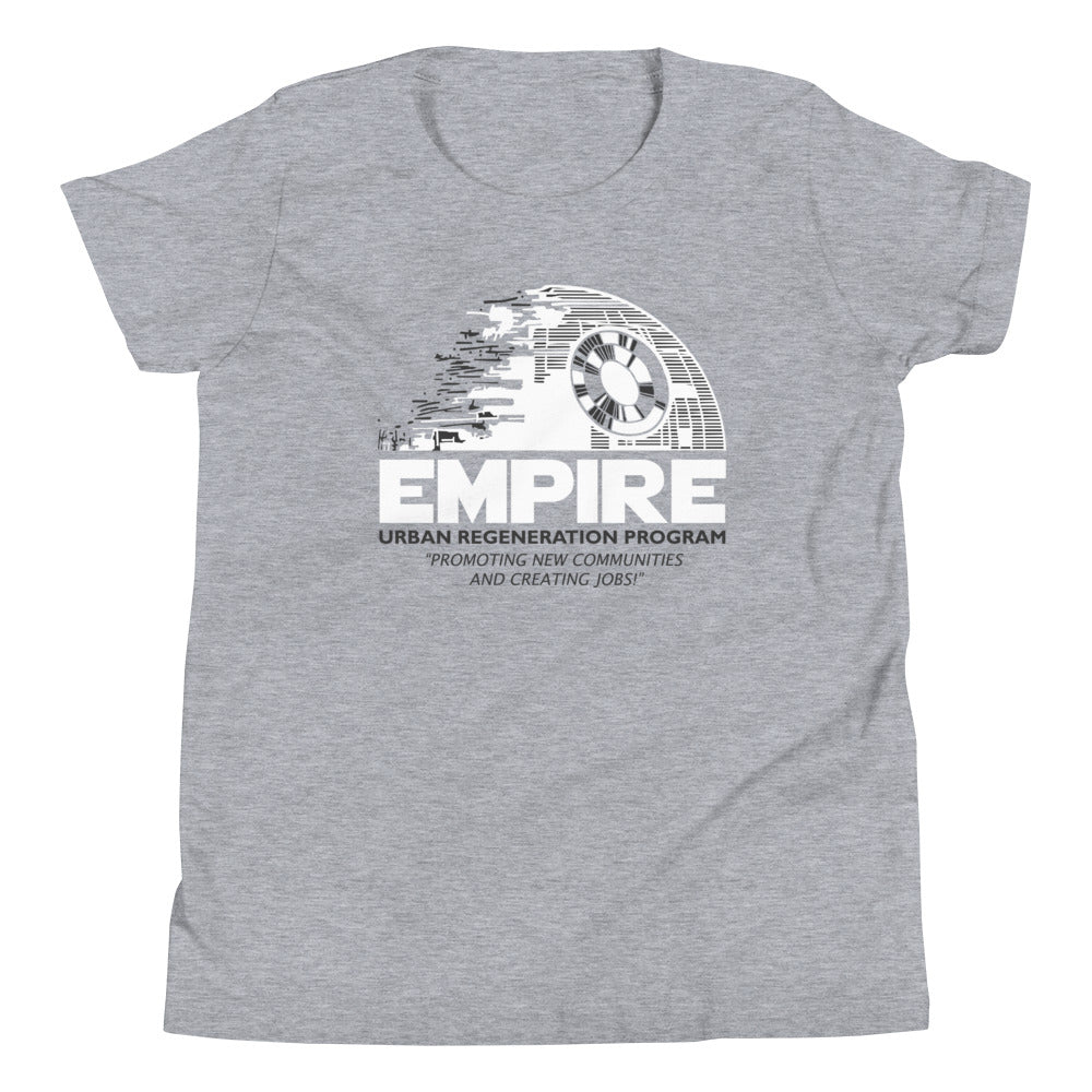 Empire Urban Regeneration Kid's Youth Tee Hoodie, Sweatshirt | CoreVibeTees.com (Image 1)