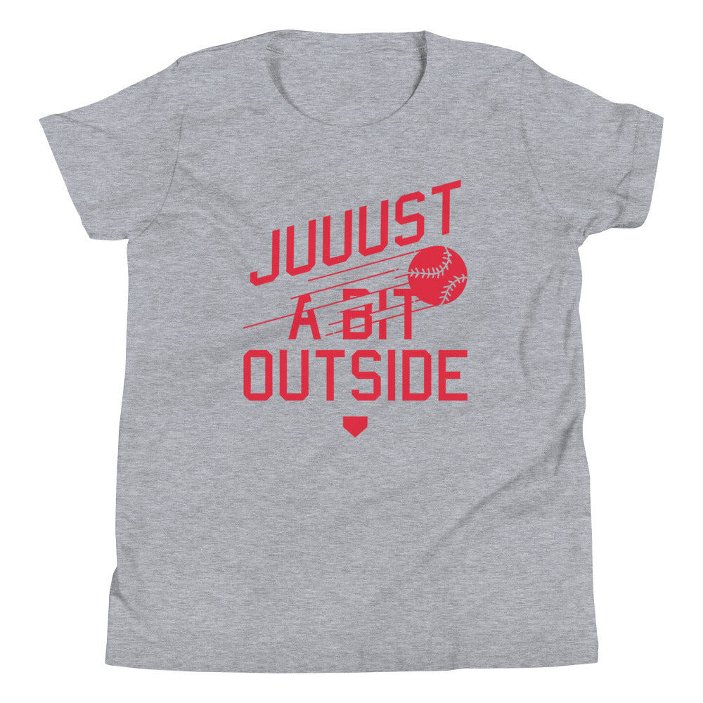 Just A Bit Outside Kid's Youth Tee Hoodie, Sweatshirt | CoreVibeTees.com (Image 3)