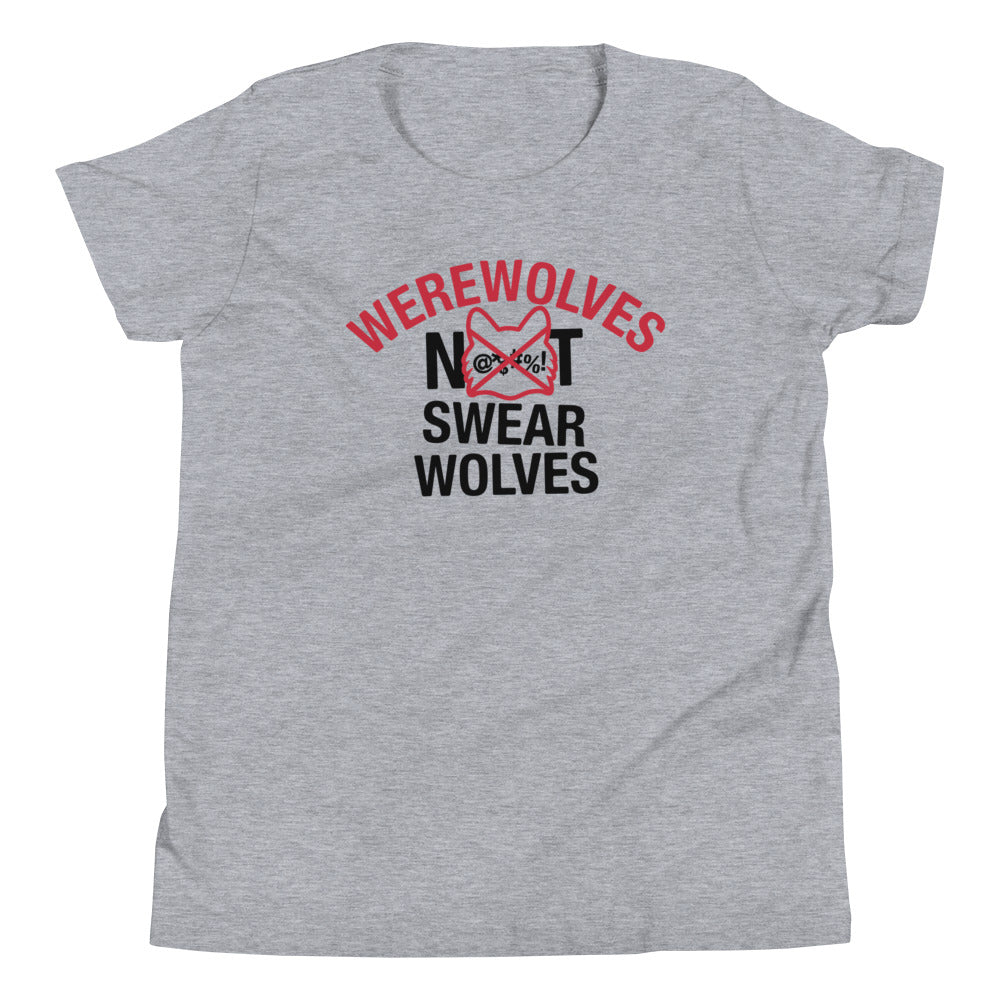 Werewolves Not Swearwolves Kid's Youth Tee Hoodie, Sweatshirt | CoreVibeTees.com (Image 1)