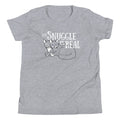 The Snuggle Is Real Kid's Youth Tee Hoodie, Sweatshirt | CoreVibeTees.com (Image 1)