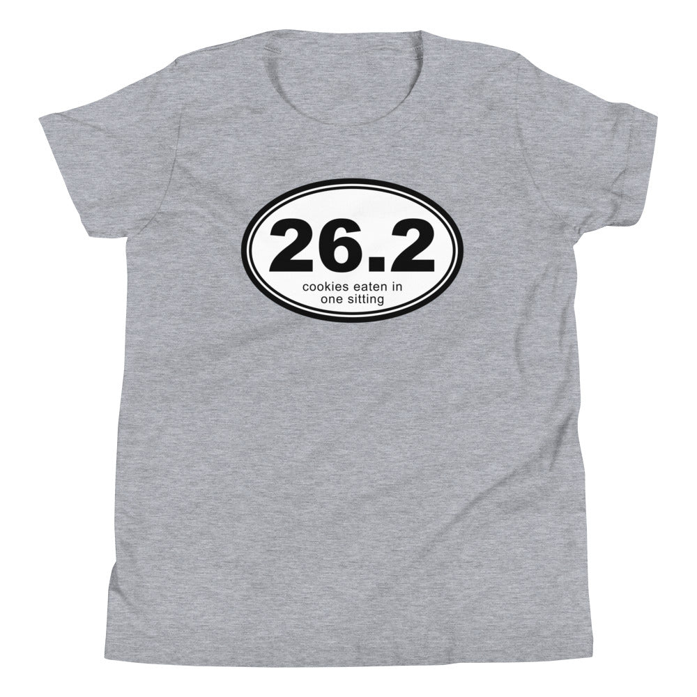 26.2 Cookies Eaten In One Sitting Kid's Youth Tee Hoodie, Sweatshirt | CoreVibeTees.com (Image 5)