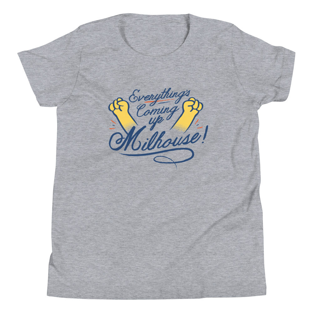Everything's Coming Up Milhouse! Kid's Youth Tee Hoodie, Sweatshirt | CoreVibeTees.com (Image 1)