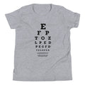 Too Close Eye Chart Kid's Youth Tee Hoodie, Sweatshirt | CoreVibeTees.com (Image 1)
