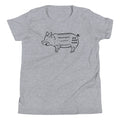 Tasty Pig Cuts Kid's Youth Tee Hoodie, Sweatshirt | CoreVibeTees.com (Image 1)