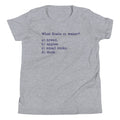 What Floats In Water? Kid's Youth Tee Hoodie, Sweatshirt | CoreVibeTees.com (Image 1)