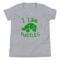I Like Turtles Kid's Youth Tee Hoodie, Sweatshirt | CoreVibeTees.com (Image 1)