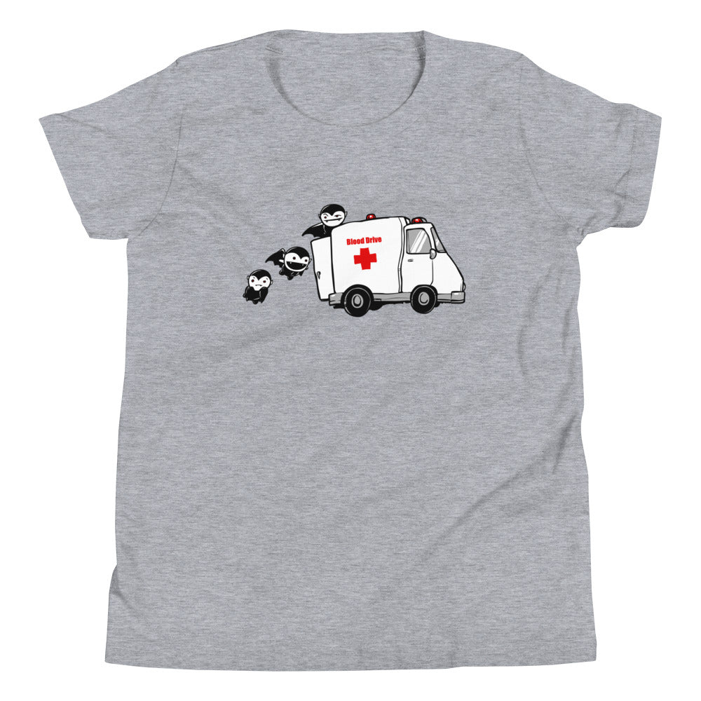 Blood Drive Vampires Kid's Youth Tee Hoodie, Sweatshirt | CoreVibeTees.com (Image 1)