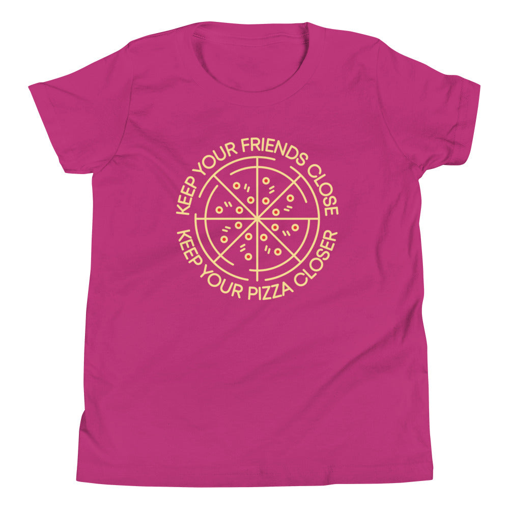 Keep Your Pizza Closer Kid's Youth Tee Hoodie, Sweatshirt | CoreVibeTees.com (Image 4)