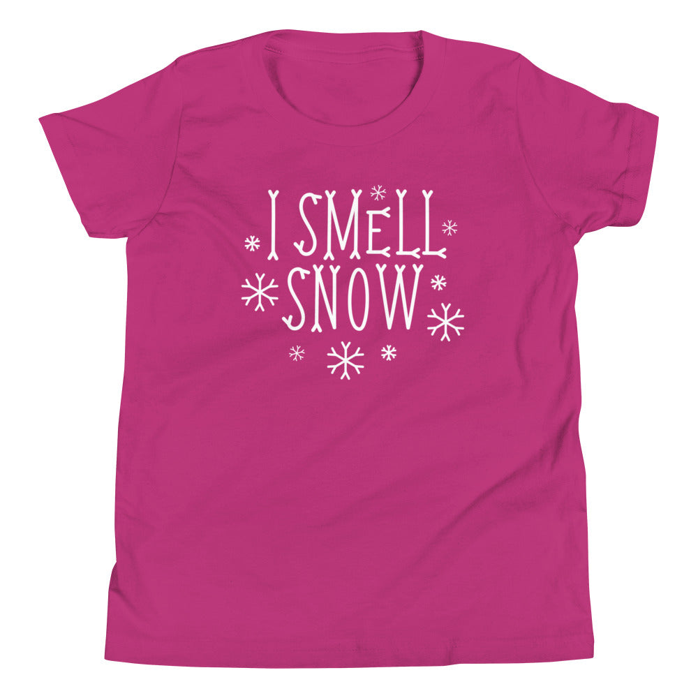 I Smell Snow Kid's Youth Tee Hoodie, Sweatshirt | CoreVibeTees.com (Image 5)