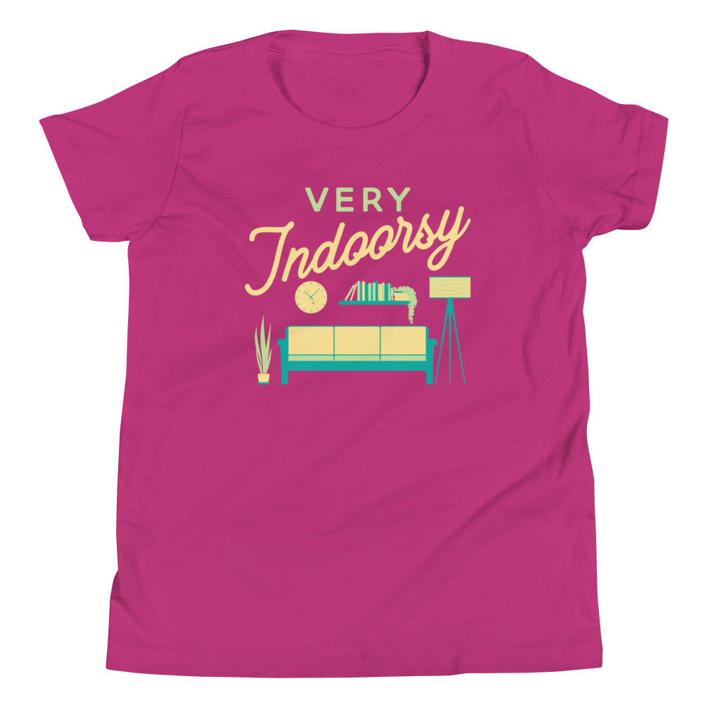 Very Indoorsy Kid's Youth Tee Hoodie, Sweatshirt | CoreVibeTees.com (Image 5)