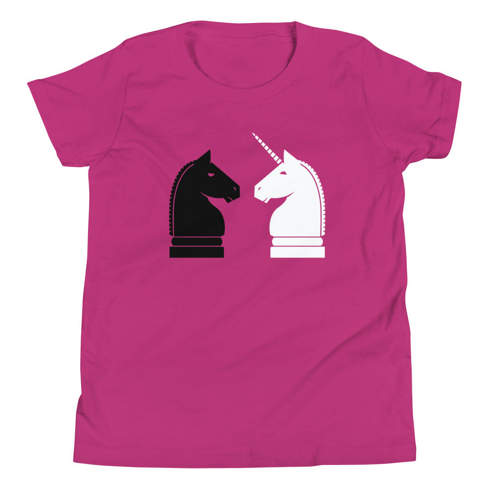 Chess Unicorn Kid's Youth Tee Hoodie, Sweatshirt | CoreVibeTees.com (Image 3)