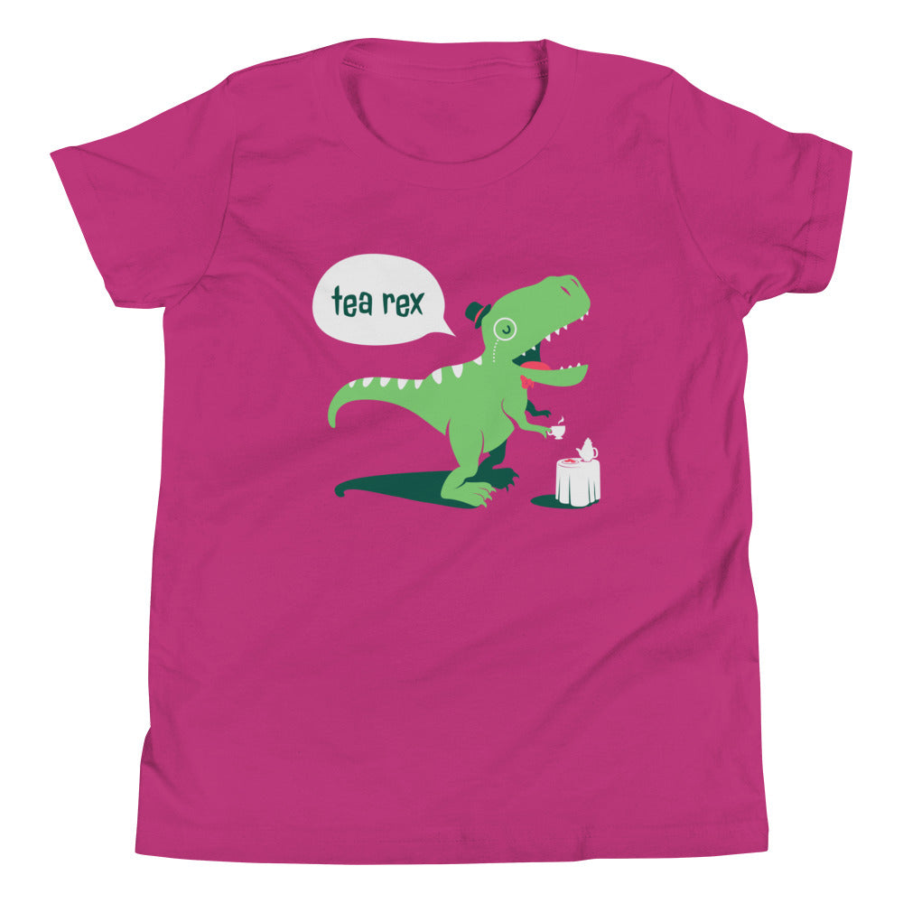 Tea Rex Kid's Youth Tee Hoodie, Sweatshirt | CoreVibeTees.com (Image 5)