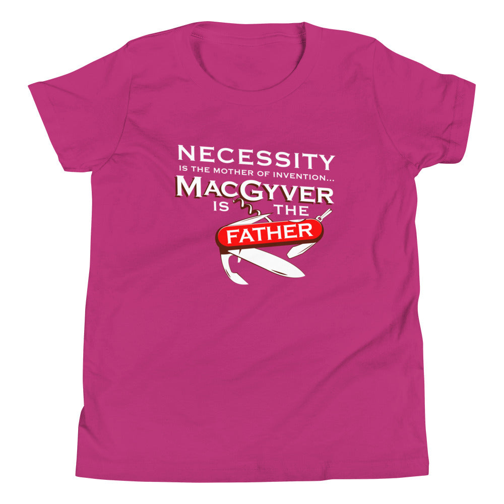 Necessity Is The Mother Kid's Youth Tee Hoodie, Sweatshirt | CoreVibeTees.com (Image 4)