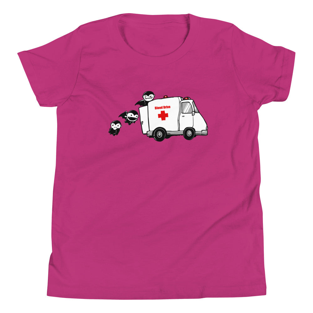 Blood Drive Vampires Kid's Youth Tee Hoodie, Sweatshirt | CoreVibeTees.com (Image 3)