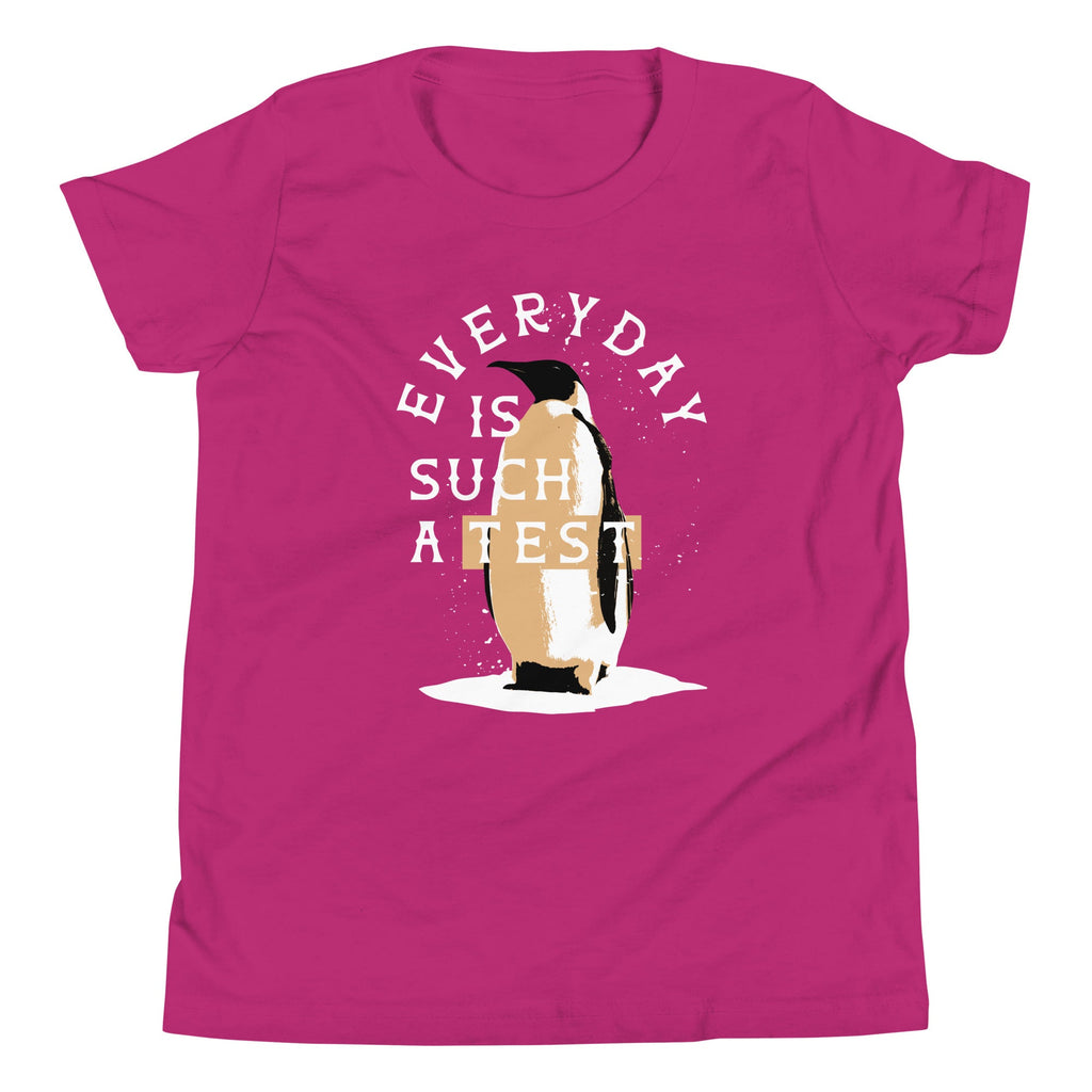 Everyday Is Such A Test Kid's Youth Tee Hoodie, Sweatshirt | CoreVibeTees.com (Image 4)
