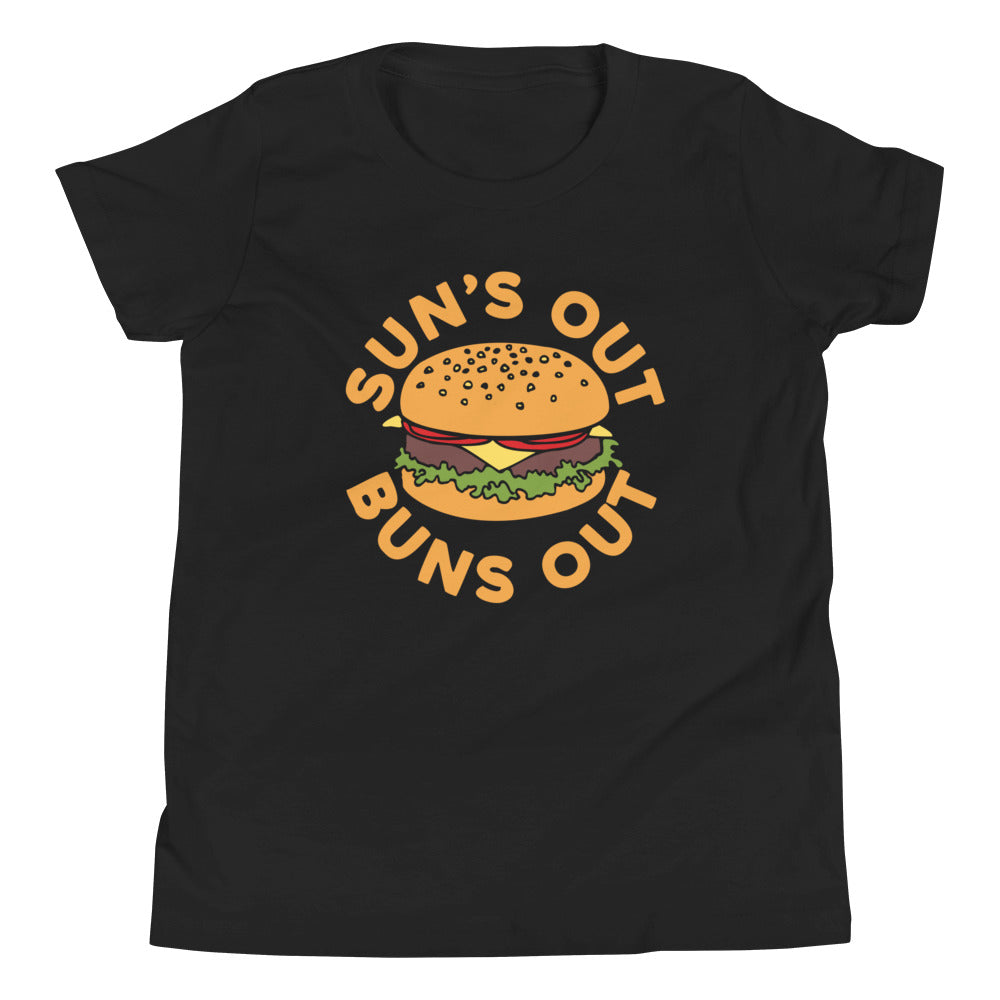 Sun's Out Buns Out Kid's Youth Tee Hoodie, Sweatshirt | CoreVibeTees.com (Image 2)