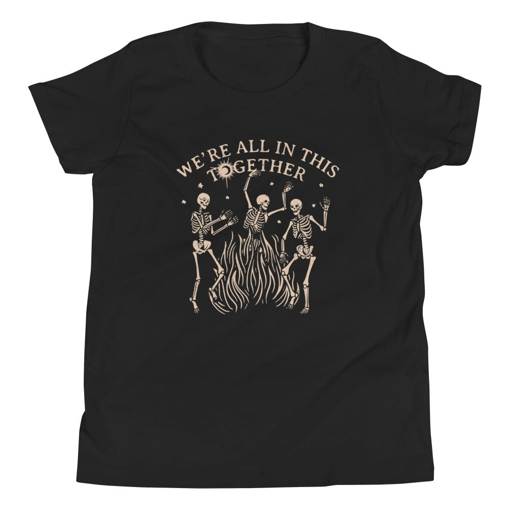 We're All In This Together Kid's Youth Tee Hoodie, Sweatshirt | CoreVibeTees.com (Image 1)