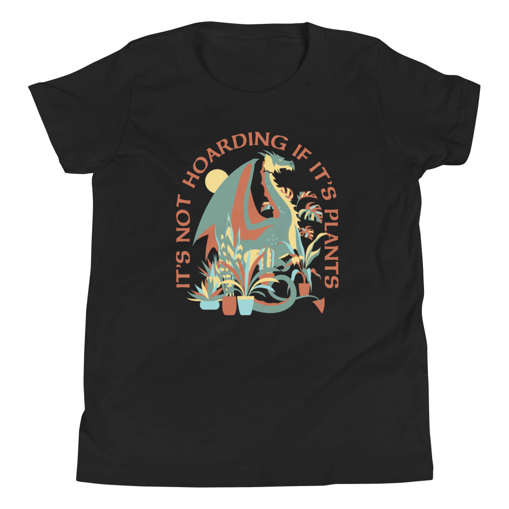 It's Not Hoarding If It's Plants Kid's Youth Tee Hoodie, Sweatshirt | CoreVibeTees.com (Image 2)