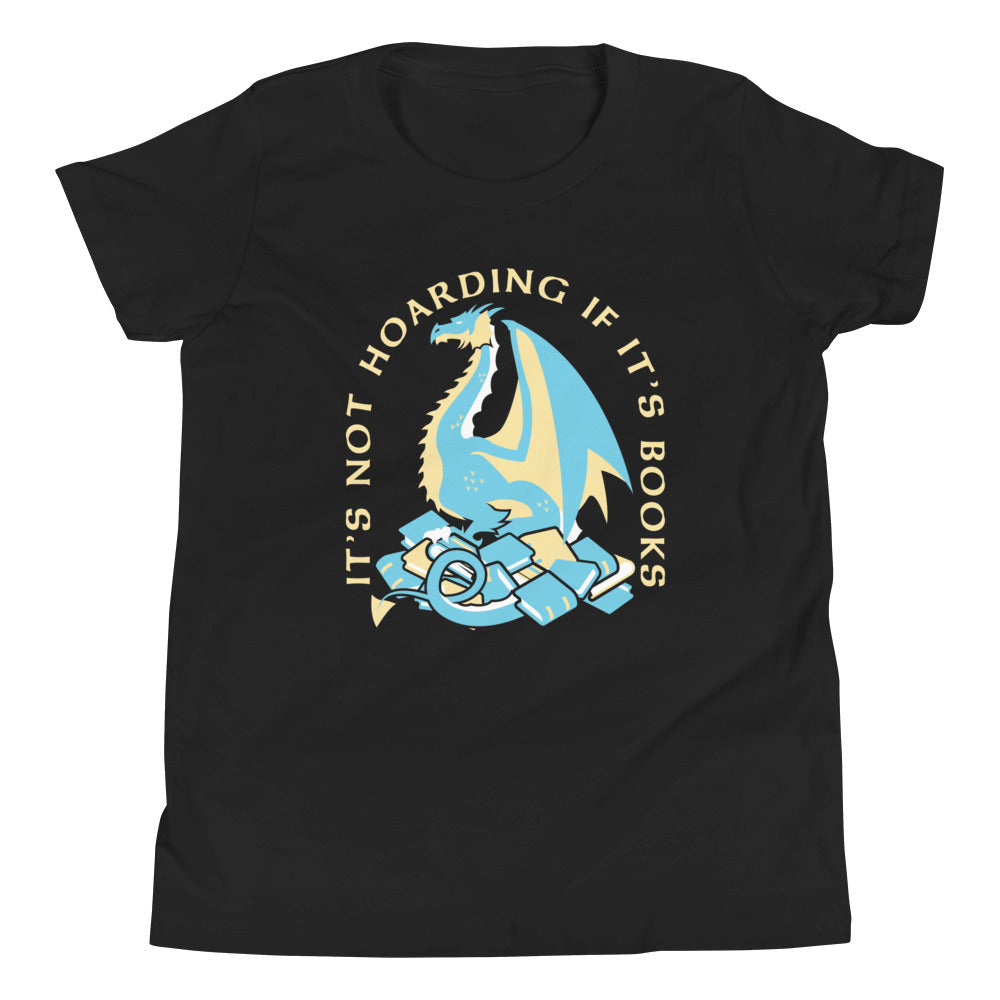 It's Not Hoarding If It's Books Kid's Youth Tee Hoodie, Sweatshirt | CoreVibeTees.com (Image 2)