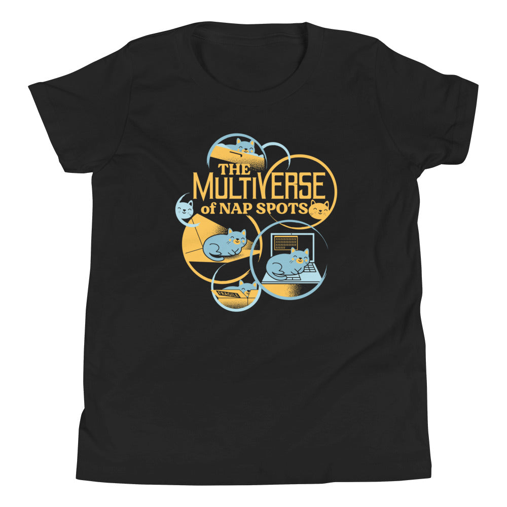 The Multiverse Of Nap Spots Kid's Youth Tee Hoodie, Sweatshirt | CoreVibeTees.com (Image 2)