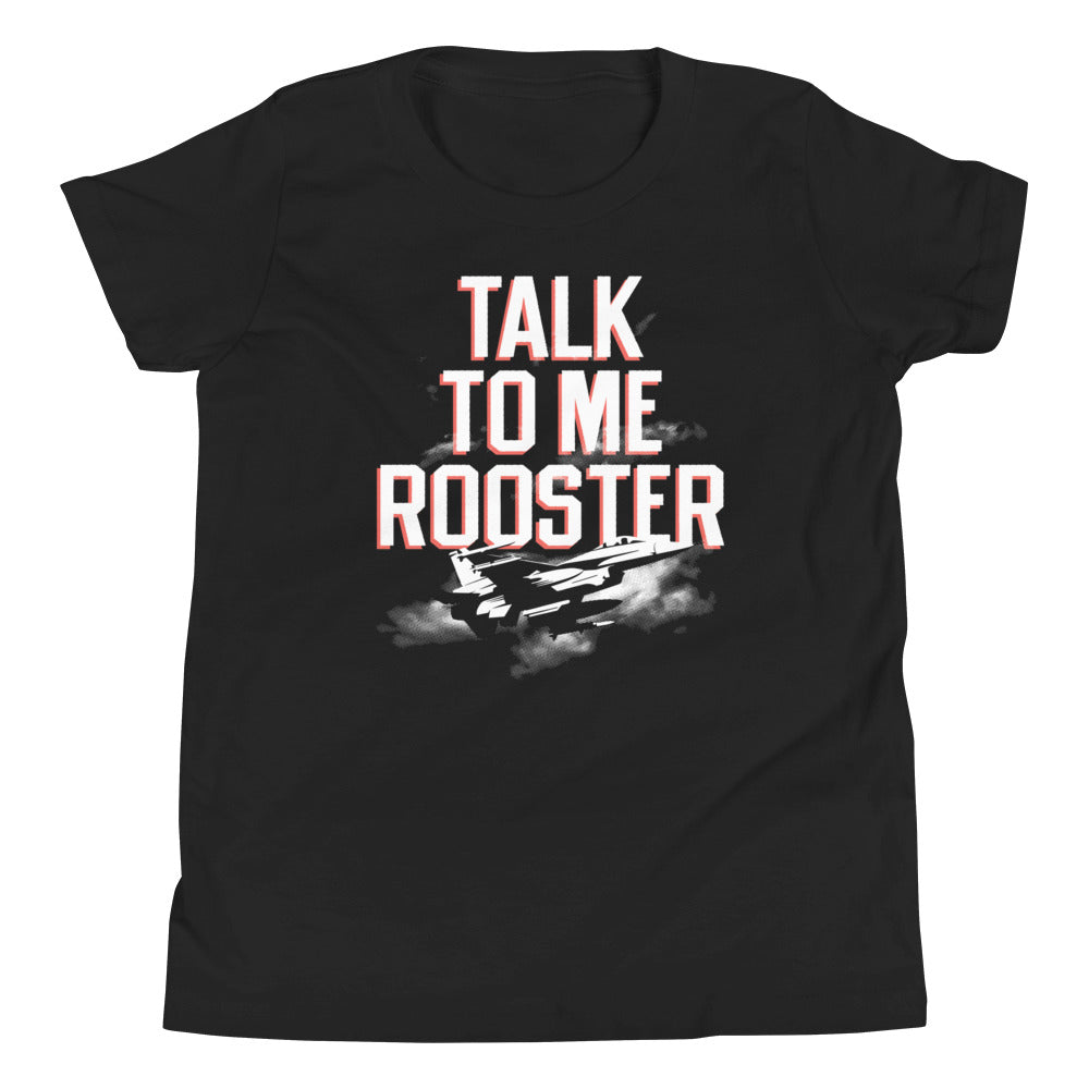 Talk To Me Rooster Kid's Youth Tee Hoodie, Sweatshirt | CoreVibeTees.com (Image 2)