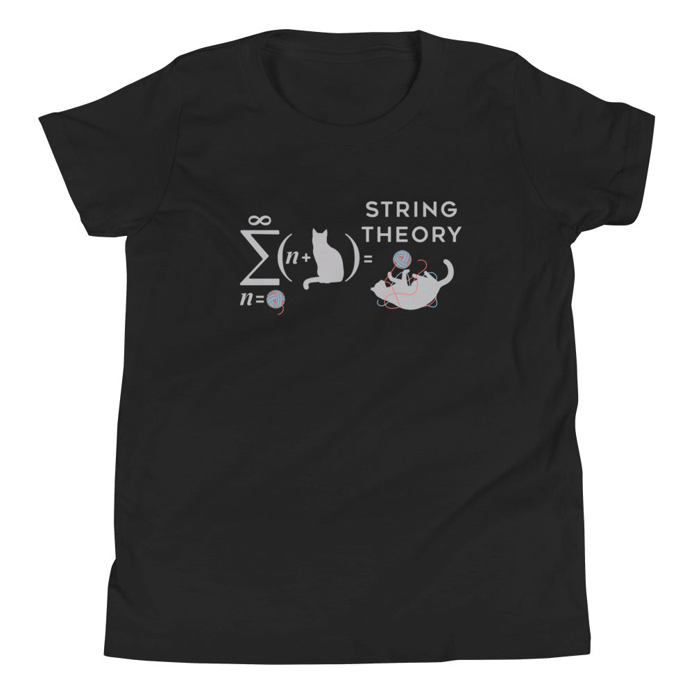 String Theory Kid's Youth Tee Hoodie, Sweatshirt | CoreVibeTees.com (Image 1)