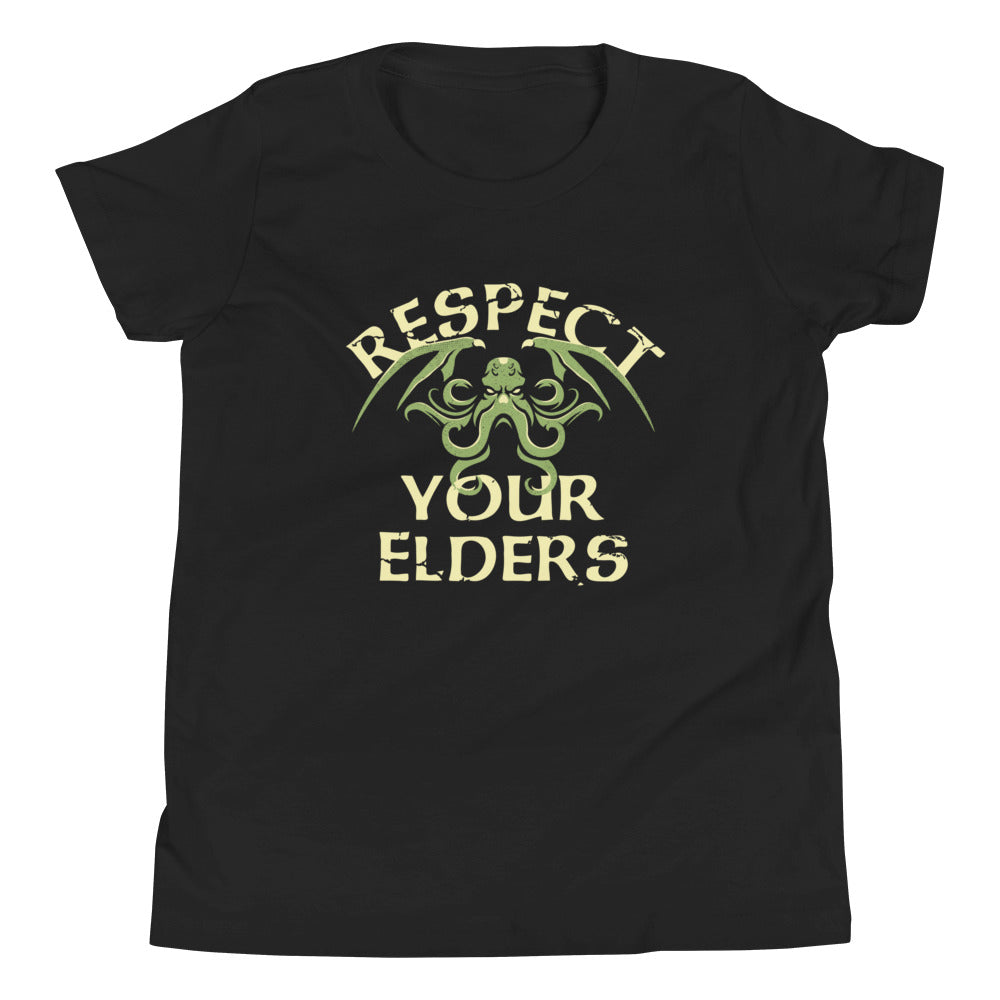 Respect Your Elders Kid's Youth Tee Hoodie, Sweatshirt | CoreVibeTees.com (Image 1)