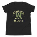 Respect Your Elders Kid's Youth Tee Hoodie, Sweatshirt | CoreVibeTees.com (Image 1)