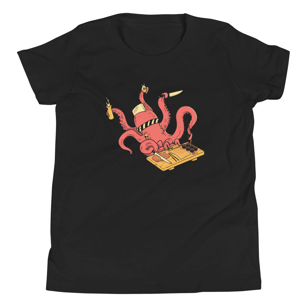 Octo Itamae Kid's Youth Tee Hoodie, Sweatshirt | CoreVibeTees.com (Image 1)
