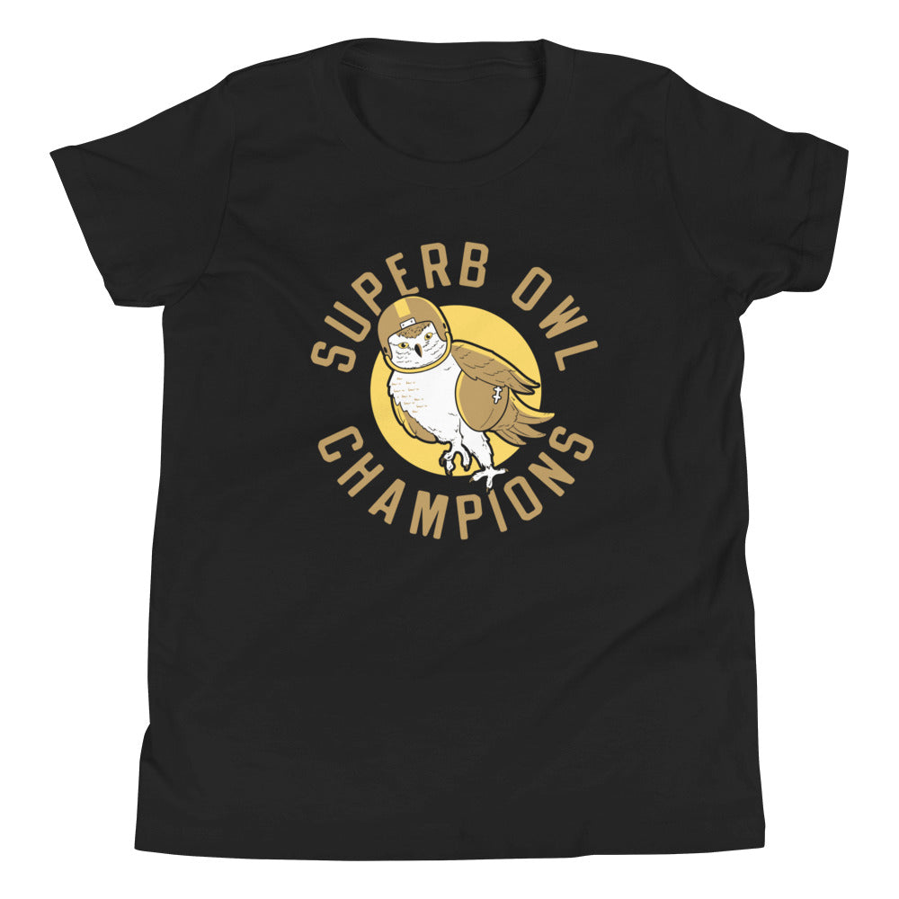 Superb Owl Kid's Youth Tee Hoodie, Sweatshirt | CoreVibeTees.com (Image 2)