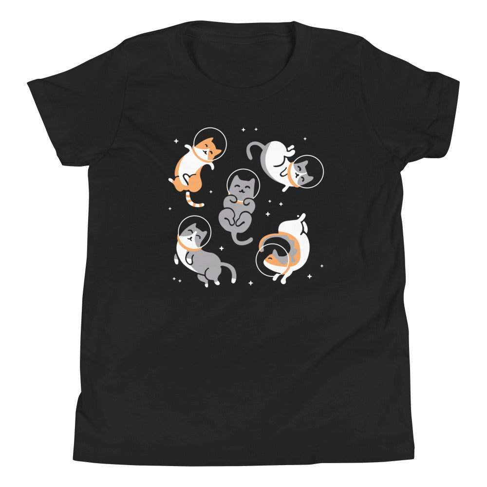 Cats In Space Kid's Youth Tee Hoodie, Sweatshirt | CoreVibeTees.com (Image 1)