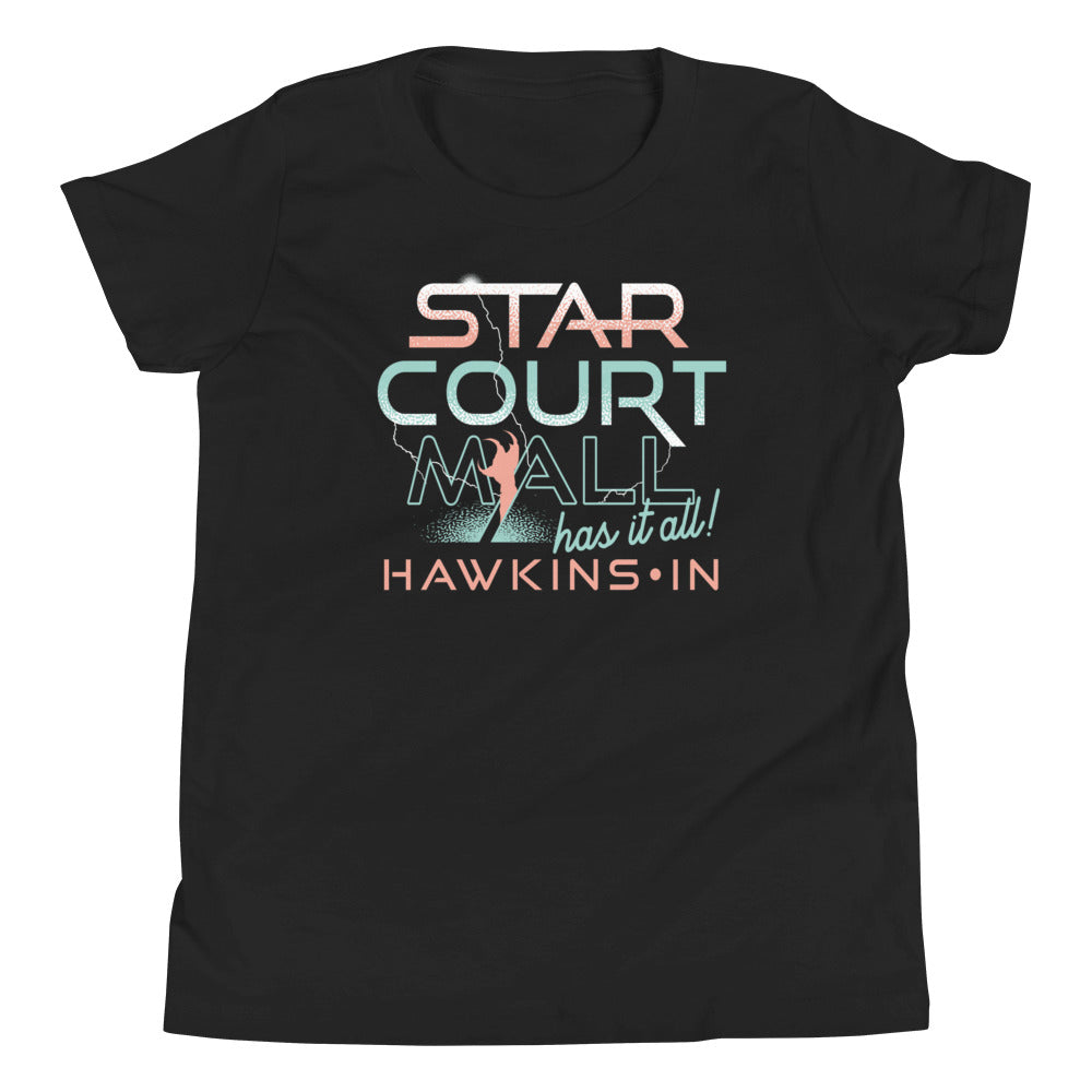 Starcourt Mall Kid's Youth Tee Hoodie, Sweatshirt | CoreVibeTees.com (Image 1)
