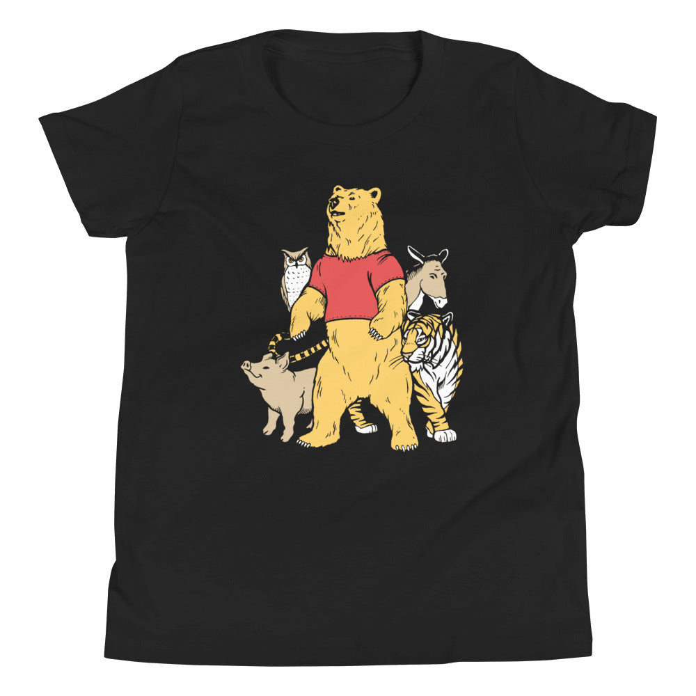 Bear And Friends Kid's Youth Tee Hoodie, Sweatshirt | CoreVibeTees.com (Image 1)