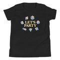 Let's Party Dice Kid's Youth Tee Hoodie, Sweatshirt | CoreVibeTees.com (Image 1)