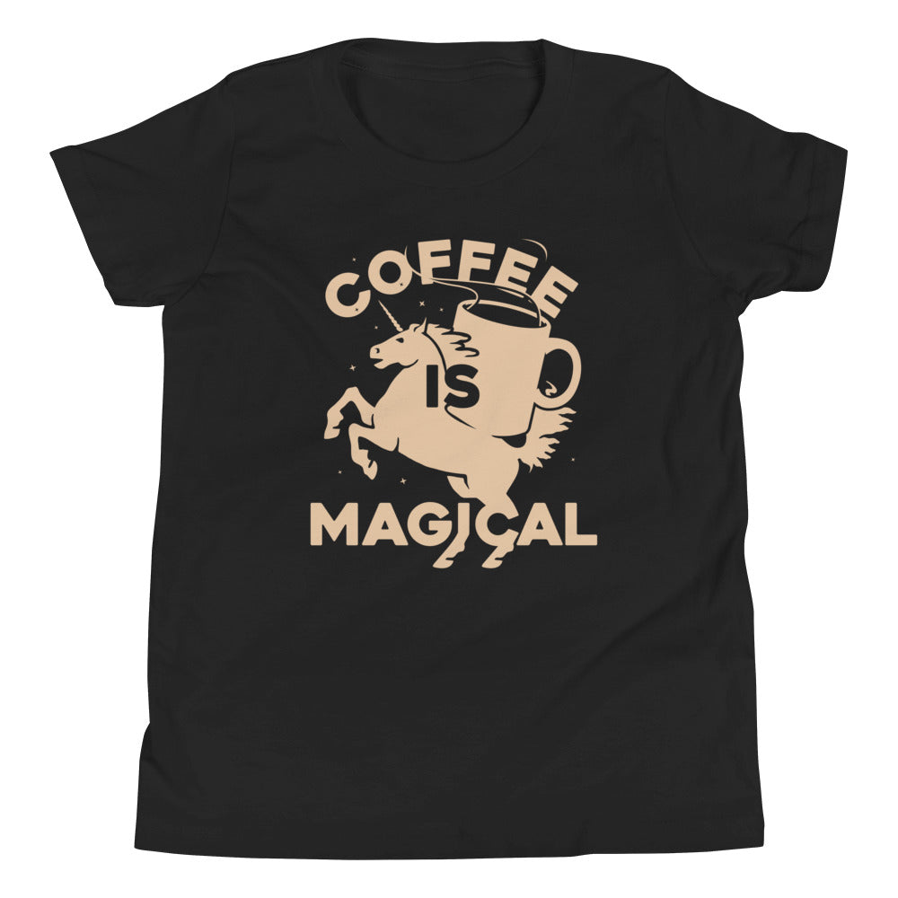 Coffee Is Magical Kid's Youth Tee Hoodie, Sweatshirt | CoreVibeTees.com (Image 1)