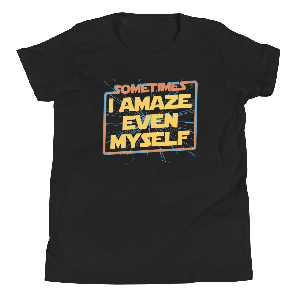 Sometimes I Even Amaze Myself Kid's Youth Tee Hoodie, Sweatshirt | CoreVibeTees.com (Image 1)