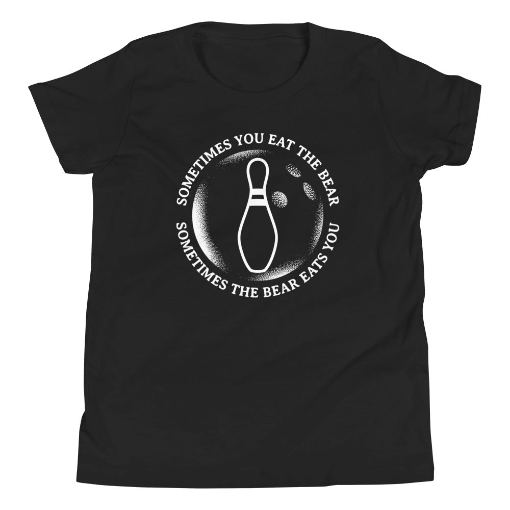 Sometimes You Eat The Bear Kid's Youth Tee Hoodie, Sweatshirt | CoreVibeTees.com (Image 1)