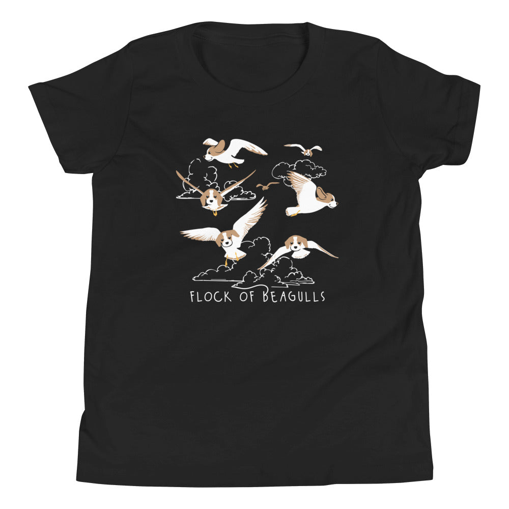Flock Of Beagulls Kid's Youth Tee Hoodie, Sweatshirt | CoreVibeTees.com (Image 2)
