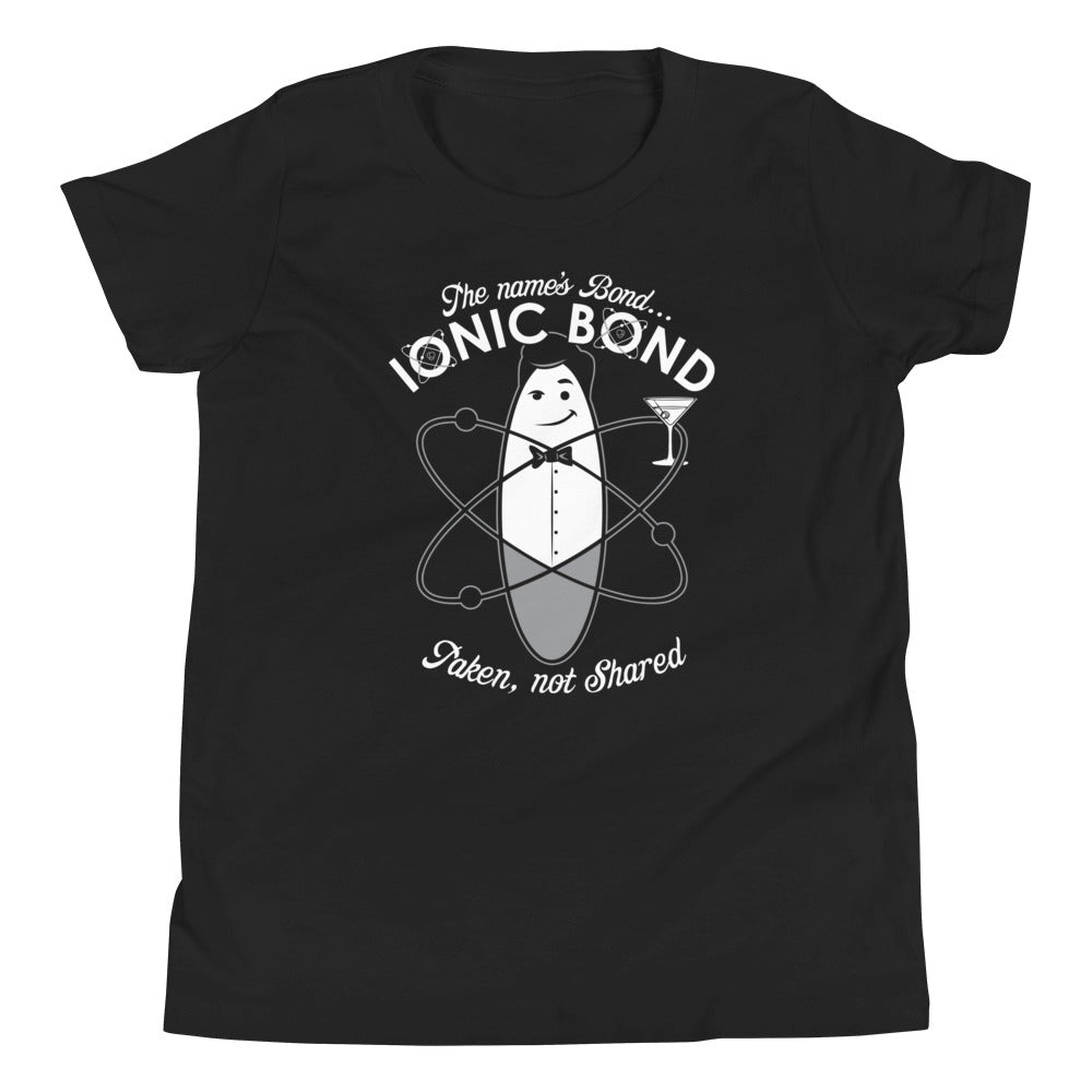 The Name's Bond, Ionic Bond Kid's Youth Tee Hoodie, Sweatshirt | CoreVibeTees.com (Image 1)
