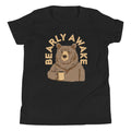 Bearly Awake Kid's Youth Tee Hoodie, Sweatshirt | CoreVibeTees.com (Image 1)