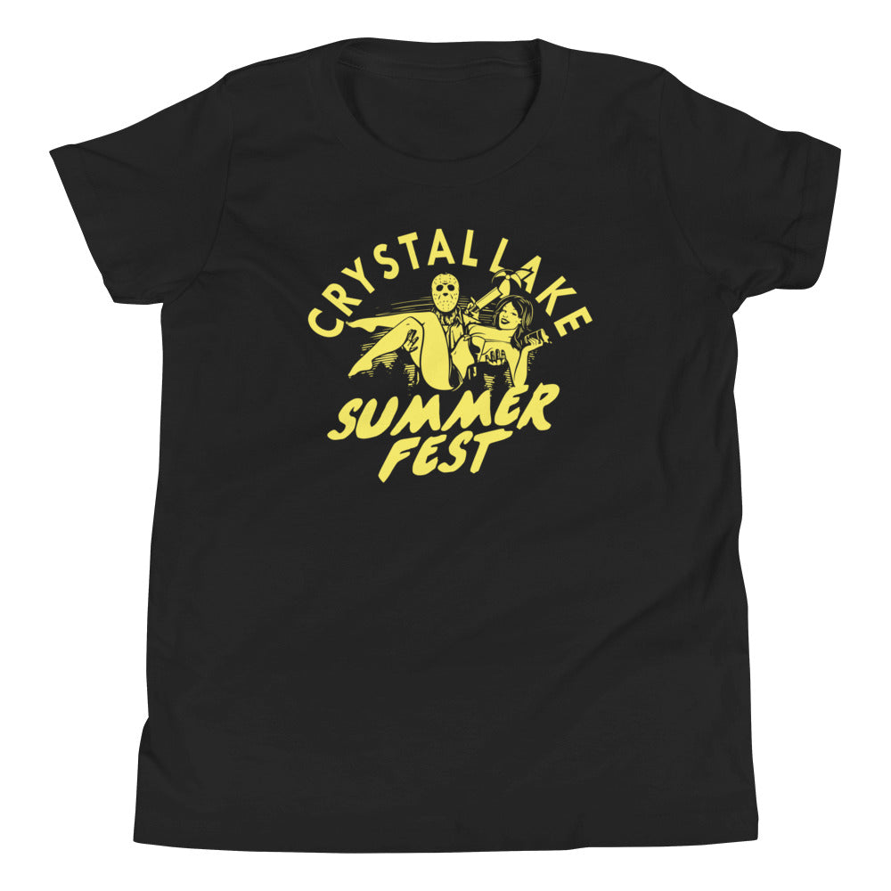Crystal Lake Summer Fest Kid's Youth Tee Hoodie, Sweatshirt | CoreVibeTees.com (Image 2)