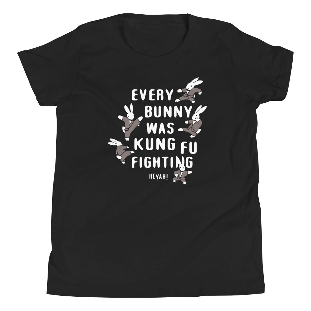 Every Bunny Was Kung Fu Fighting Kid's Youth Tee Hoodie, Sweatshirt | CoreVibeTees.com (Image 4)