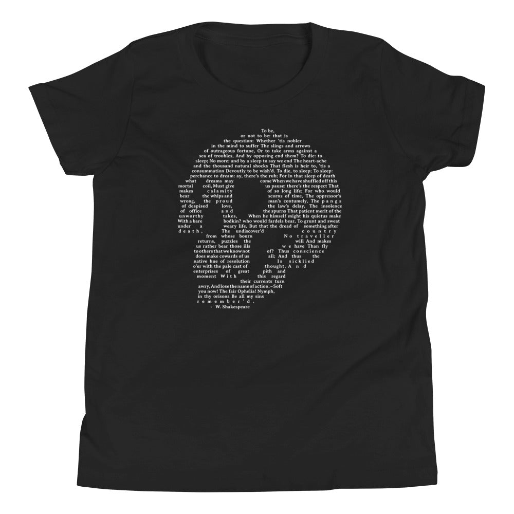 Hamlet Soliloquy Kid's Youth Tee Hoodie, Sweatshirt | CoreVibeTees.com (Image 1)