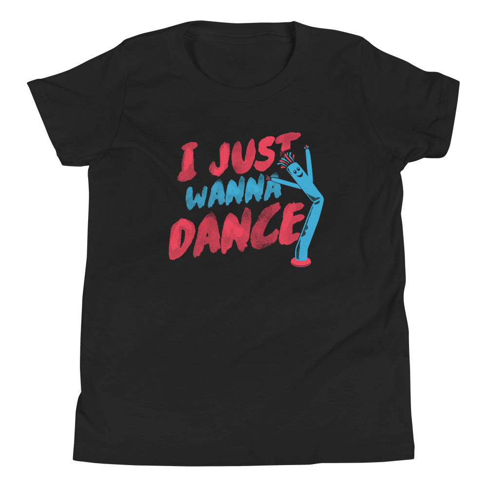 I Just Wanna Dance Kid's Youth Tee Hoodie, Sweatshirt | CoreVibeTees.com (Image 2)